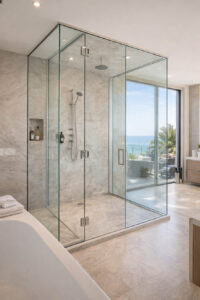 Frameless Showers Designed for Luxury Bathrooms