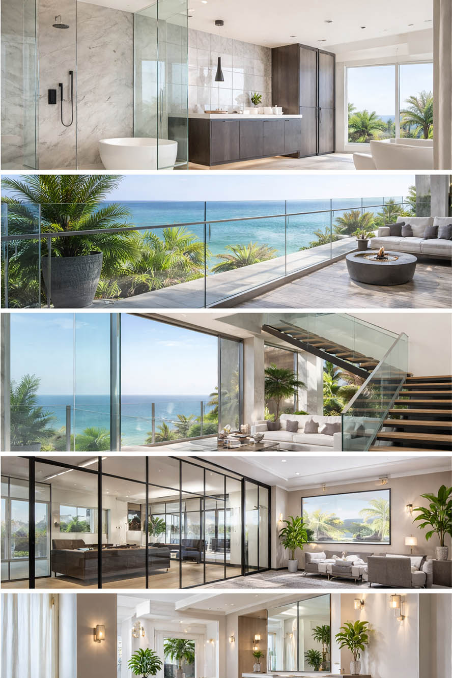 Our Luxury Glass Services in Pacific Palisades
