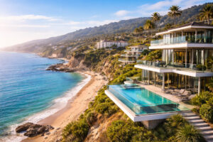 Malibu-Frameless-Shower-Doors-Luxury-Glass- Railings-Malibu