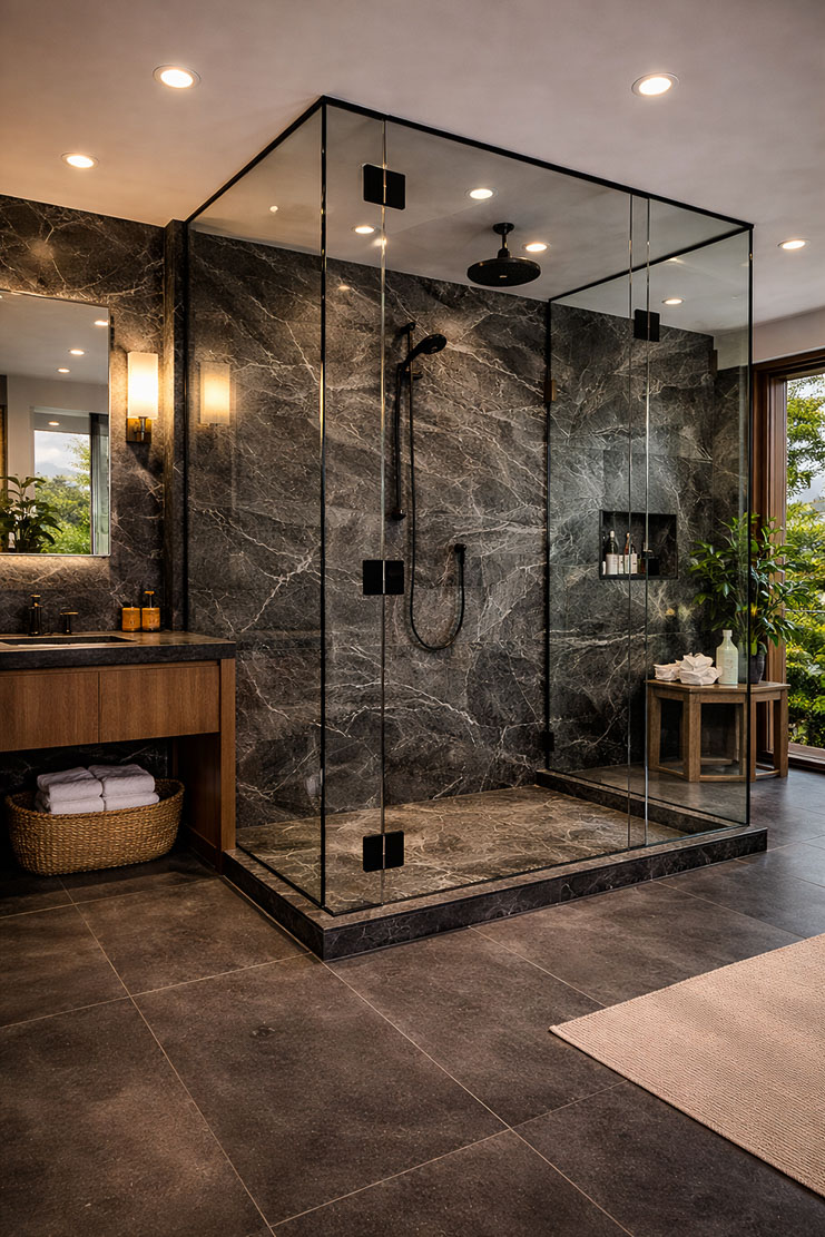 Frameless Shower Doors & Glass Enclosures in Altadena, CA | Glas